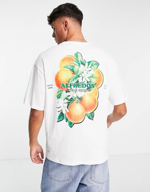 orange fruit shirt