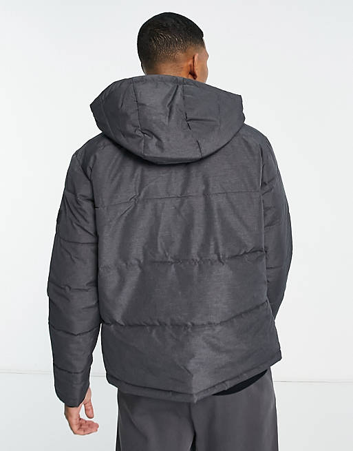 Jack & Jones Originals padded jacket with hood & pocket detail in