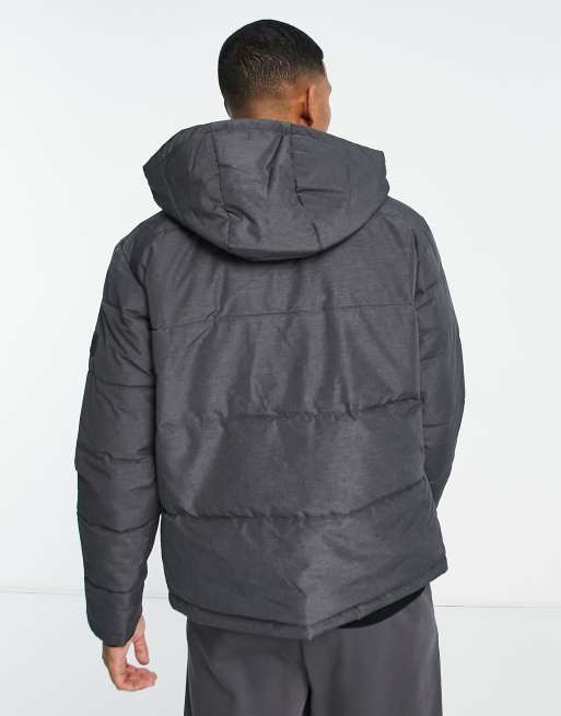 Nike padded down sales jacket grey