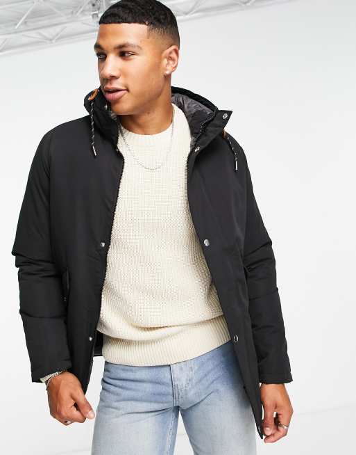 Jack & Jones Originals parka in black | ASOS