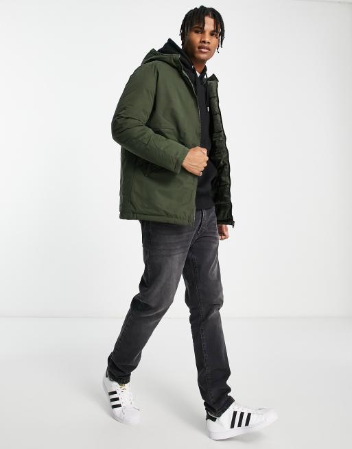 parka jack and jones kaki