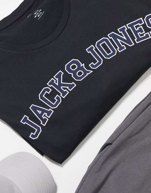 Jack & Jones Originals Plus - T-shirt avec logo sur la poitrine, 3 de 4