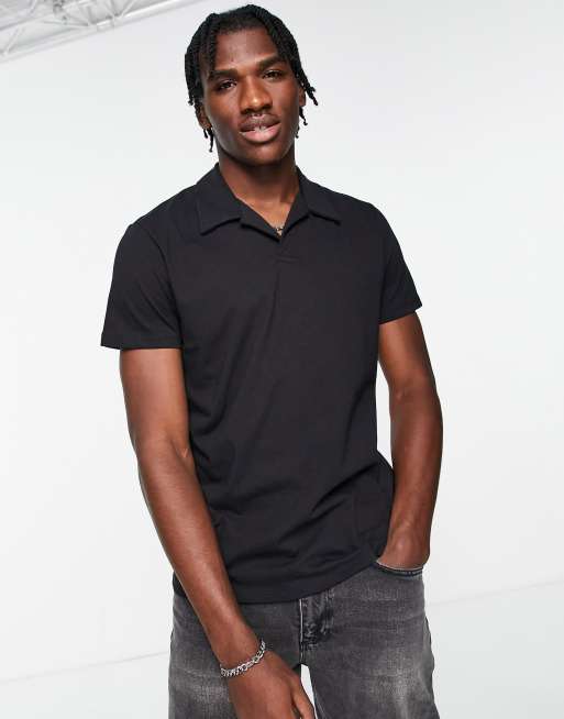 Jack Jones Originals Polo avec col revers Noir