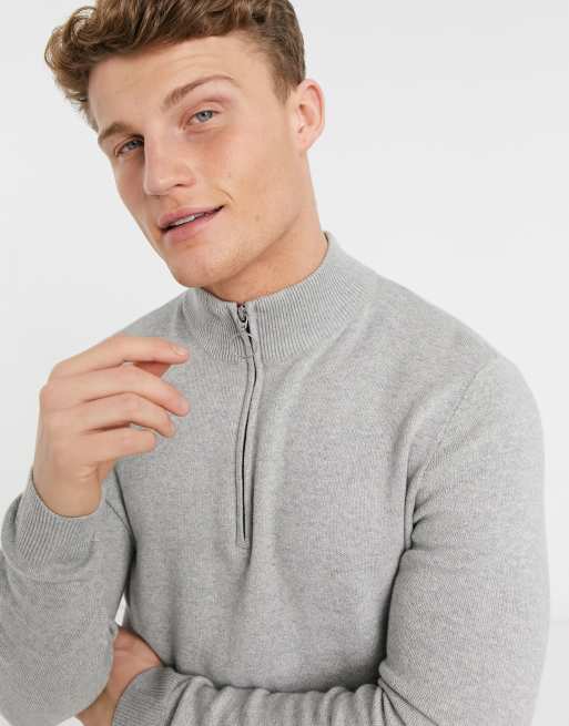 Three quarter outlet zip jumper