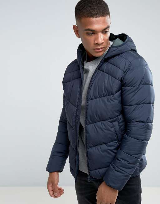 Jack & Jones Originals Quilted Jacket with Hood | ASOS