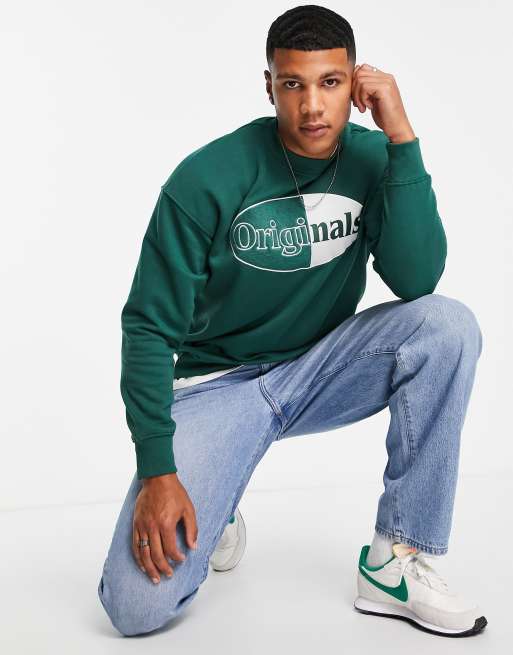 Jack and discount jones green sweatshirt