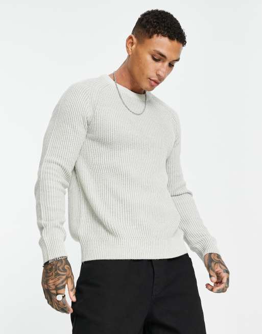 Jack and jones grey jumper best sale