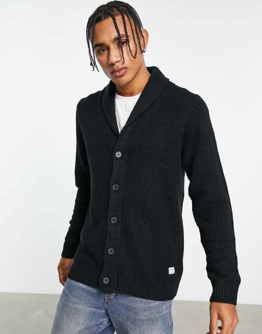 Long black deals shawl cardigan