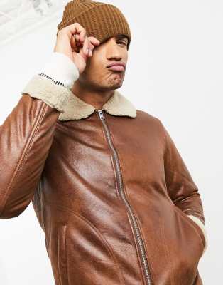 asos mens aviator jacket