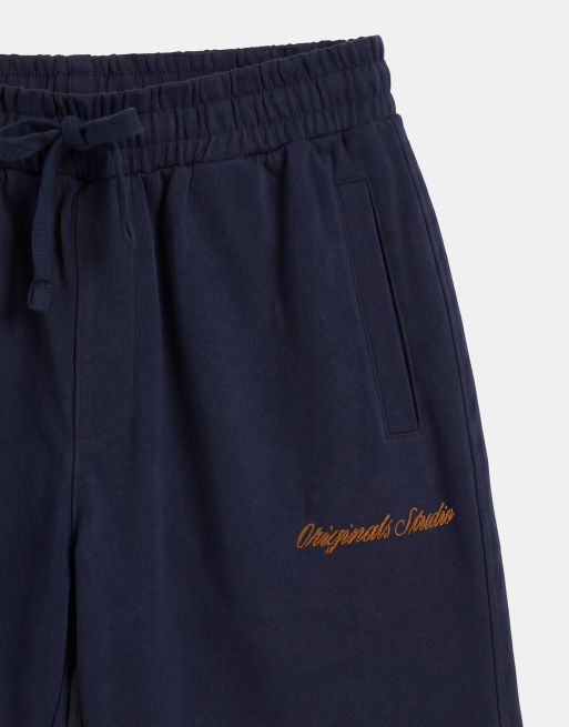 Jack & Jones - Originals - Short en molleton à logo - Bleu marine, 8 de 9