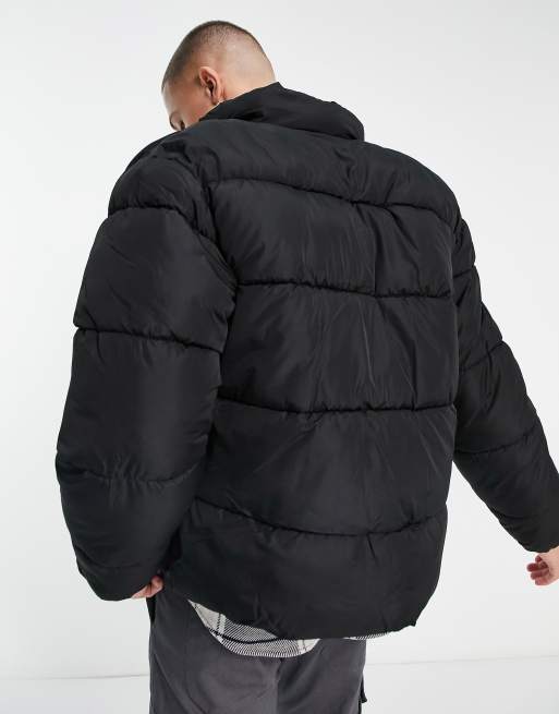 Plus Heavy Padded Bomber Jacket