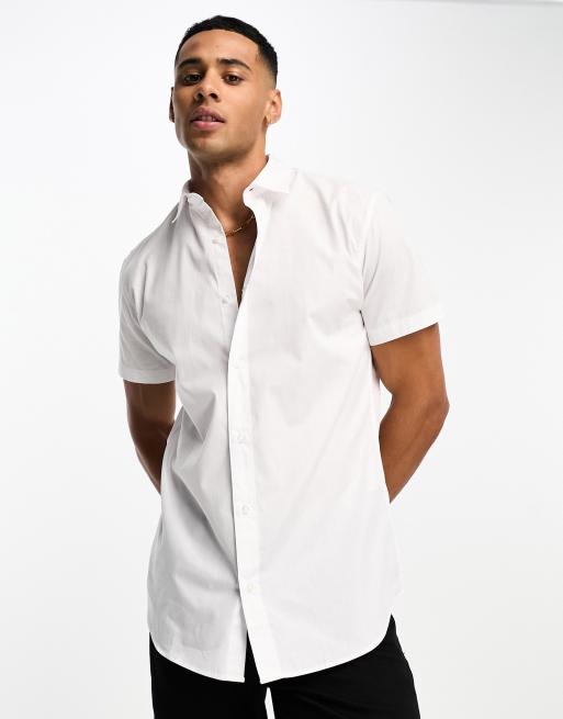 Jack and jones white hot sale shirt