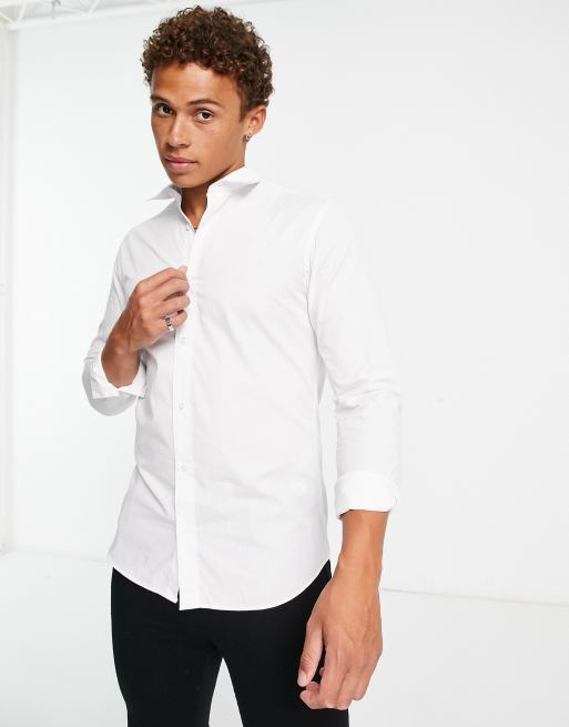 Jack & Jones Originals smart shirt in white | ASOS