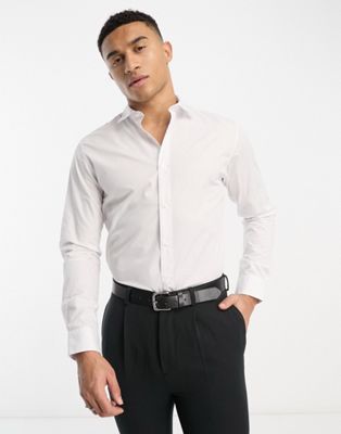 Jack & Jones Originals smart shirt in white - ASOS Price Checker