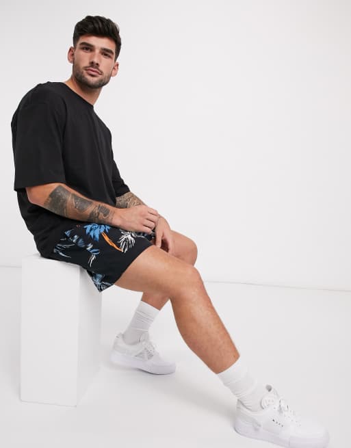 Jack & Jones Originals - Sort oversized t-shirt
