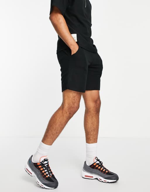 Jack & Jones Originals - Sorte jerseyshorts med løbesnor - Del af sæt