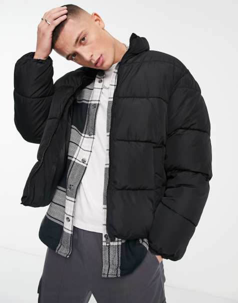 Jack & Jones Originals - Sorte kort dynejakke - view 1