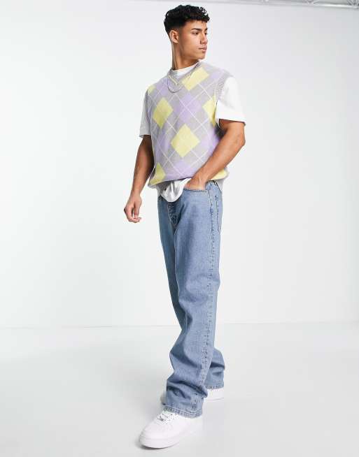 Jack & Jones Originals - Spencer met argyle-patroon in grijs, 4 van 4