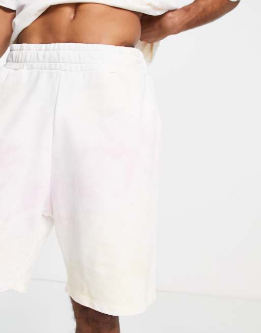 Jack Jones Originals sweat shorts in multi color tie dye part of a set