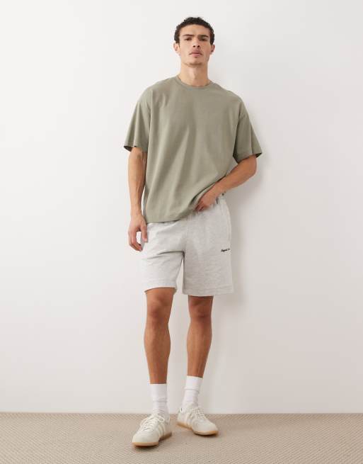 Jack & Jones - Originals - Sweatshort met logo in grijs, 2 van 5