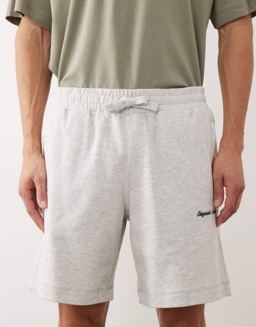 Jack & Jones - Originals - Sweatshort met logo in grijs, 5 van 5