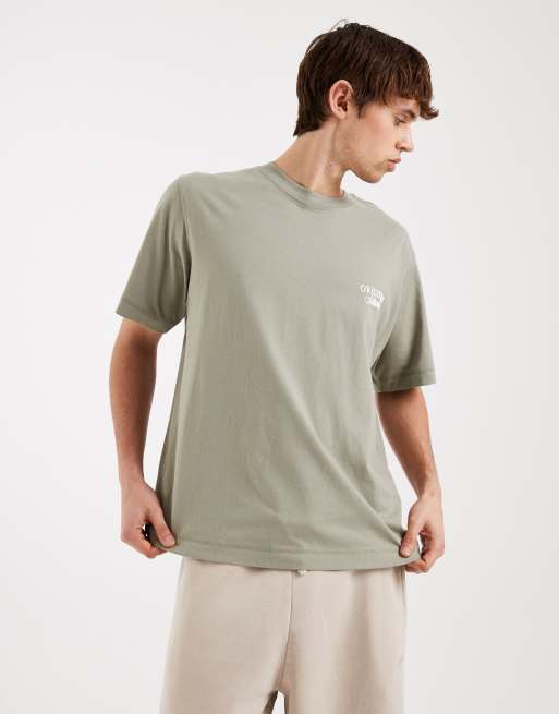 Jack & Jones - Originals - T-shirt à logo au dos - Vert sauge, 3 de 5