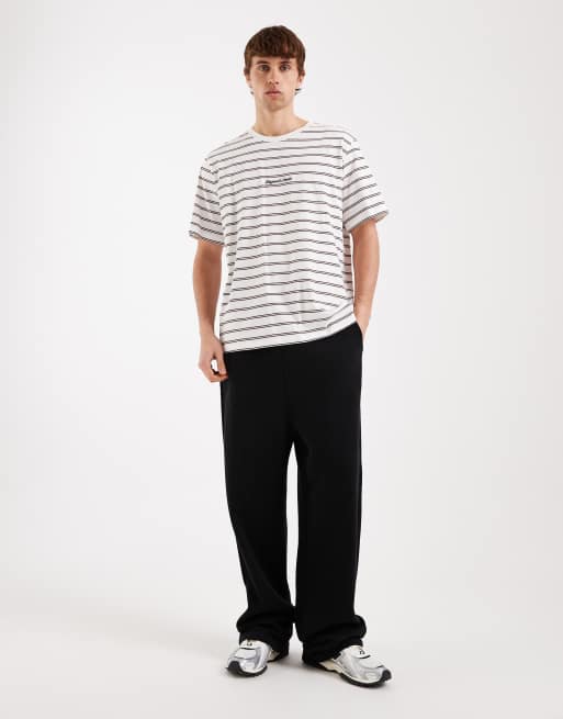 Jack & Jones Originals - T-shirt à rayures - Crème et bordeaux, 2 de 5