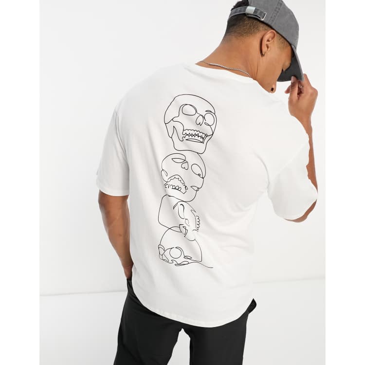 Tee shirt jack and jones tete de mort top
