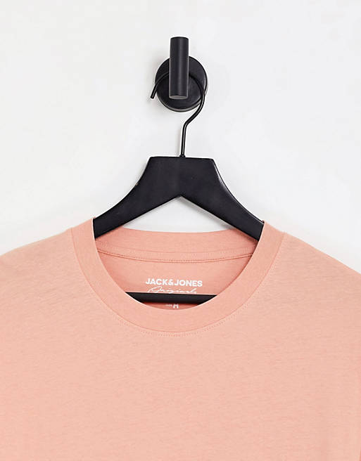 Asos Vêtements Tops & T-shirts Tops Débardeurs Exclusivité Corail T-shirt oversize unisexe en coton 