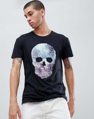 skull sequin shirt