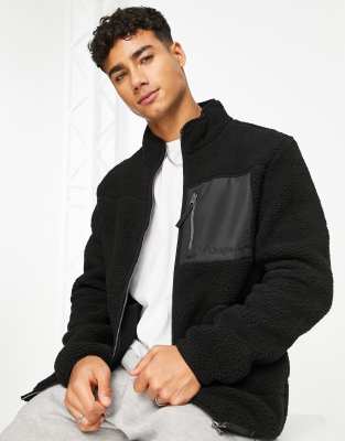 Jack and on sale jones sherpa jacket