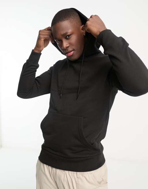 Jack jones black hoodie new arrivals