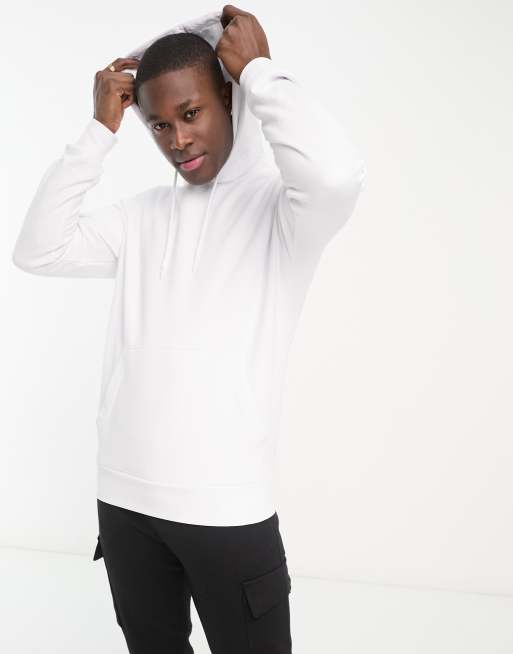 Jack and jones white 2024 hoodie