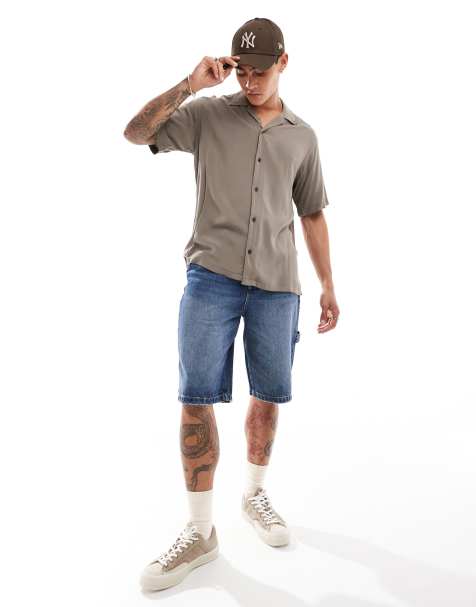 Jack & Jones - Overhemd met reverskraag in bruin - view 1