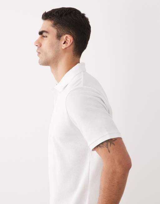 Jack & Jones - Overhemd met wafeltextuur in wit, 4 van 5