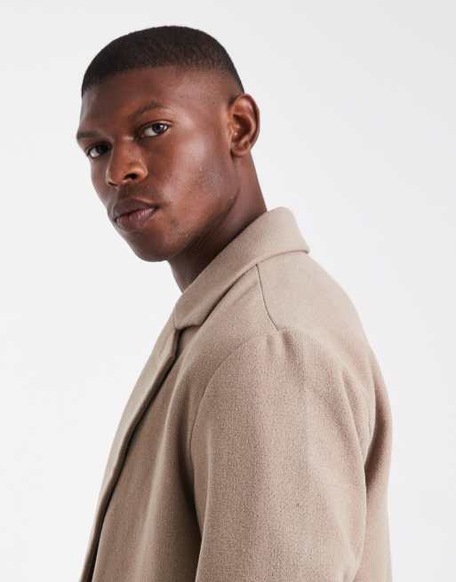 Jack & Jones - Overjas van wolmix in beige, 4 van 5