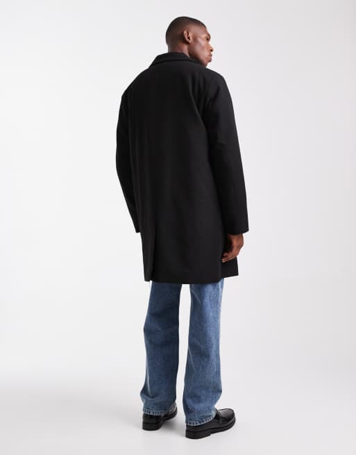 Jack & Jones - Overjas van wolmix in zwart, 3 van 5