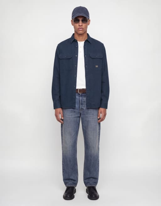Jack & Jones overshirt i insignia blue, 3 av 6