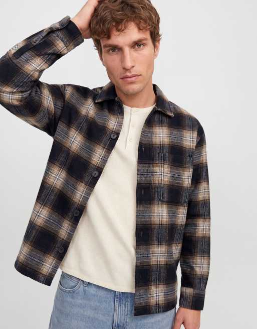 Jack & Jones overshirt i mörkblått, 4 av 5