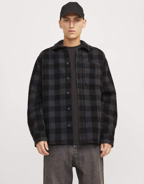 Jack & Jones - Overshirt in asfalt - view 1