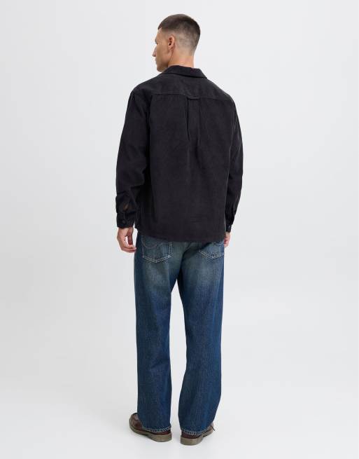 Jack & Jones Overshirt in grey melange