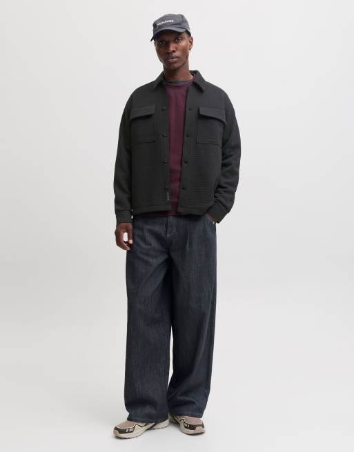 Jack & Jones Overshirt in black, 3 of 7
