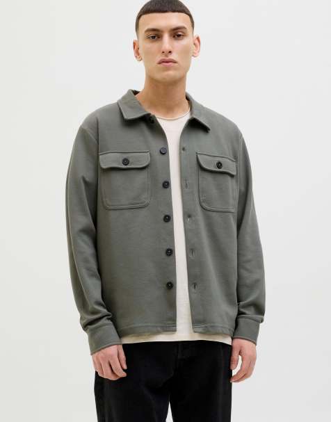 Jack & Jones Overshirt in castor gray - view 1