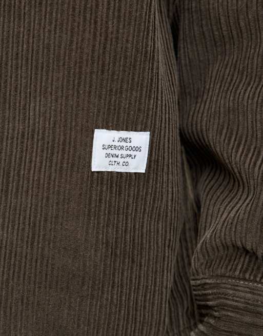 Jack & Jones - Overshirt in donker olijfgroen, 6 van 7