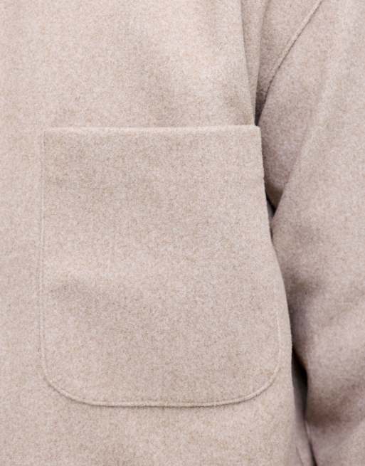 Jack & Jones Overshirt in oatmeal, 5 of 7