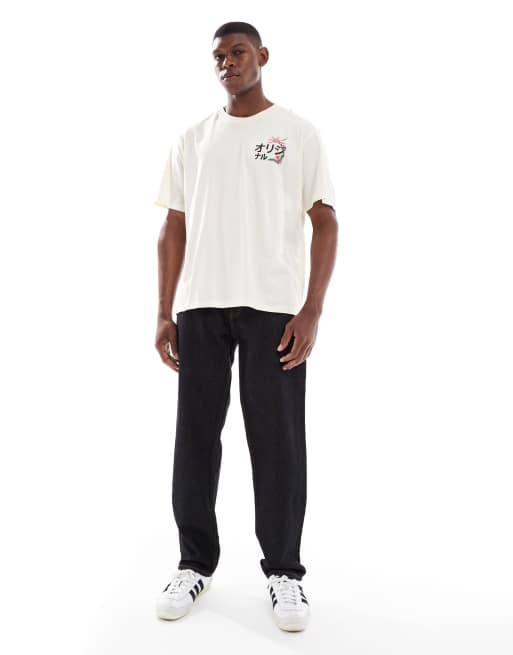 Jack & Jones oversize back print T-shirt with japan print