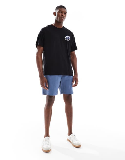 Jack & Jones oversize back print T-shirt with wave print