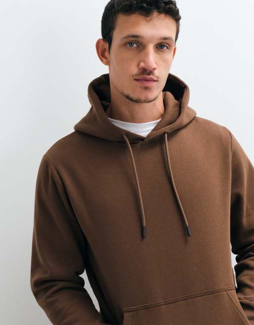 Jack & Jones oversize bluza z kapturem w kolorze brązowym, 3 z 5