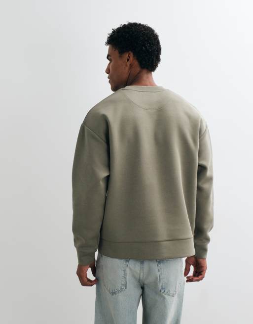 Jack & Jones oversize ciężka bluza w kolorze szałwiowej zieleni, 3 z 5