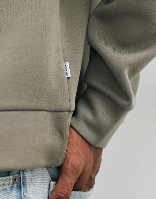 Jack & Jones oversize ciężka bluza w kolorze szałwiowej zieleni, 4 z 5
